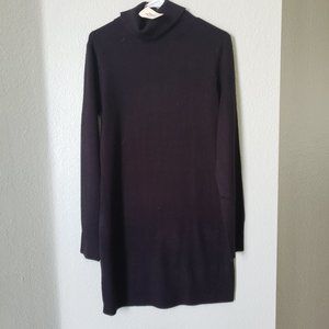 Forever 21 Black Sweater Dress Turtleneck